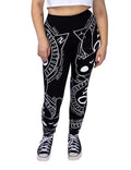 CAT CRAFT LEGGINGS - BLACK/WHITE