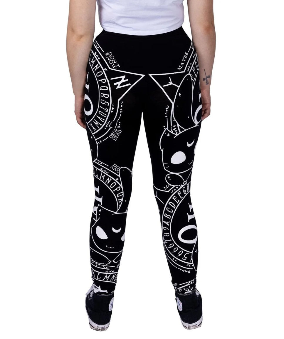 CAT CRAFT LEGGINGS - BLACK/WHITE