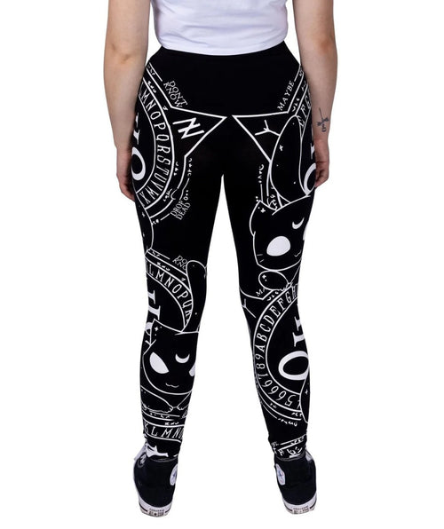CAT CRAFT LEGGINGS - BLACK/WHITE