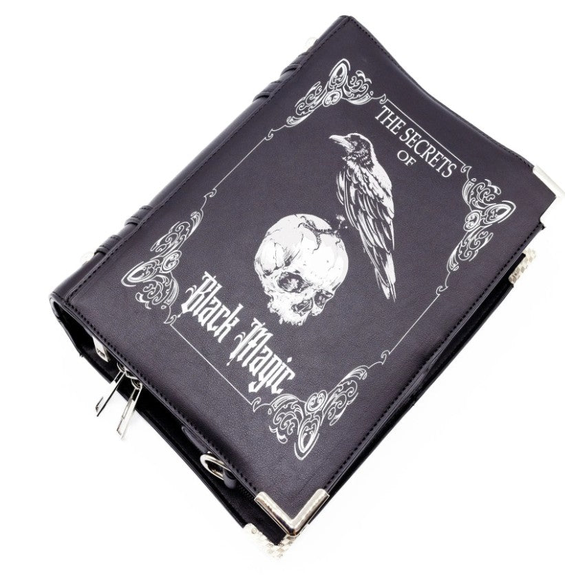 BLACK MAGIC BOOK BAG - BLACK