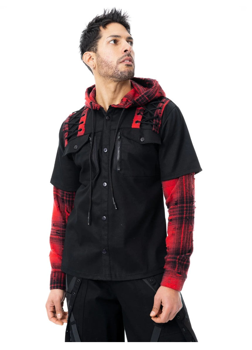 ELLERY SHACKET - BLACK/RED