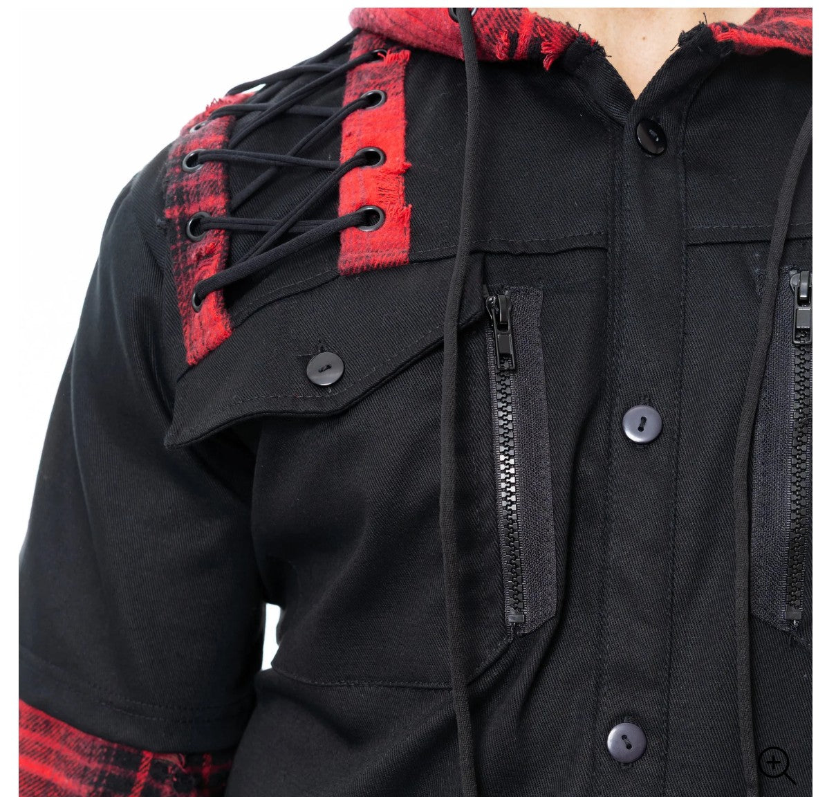 ELLERY SHACKET - BLACK/RED