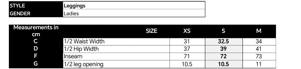 ELOWEN LEGGINGS - BLACK