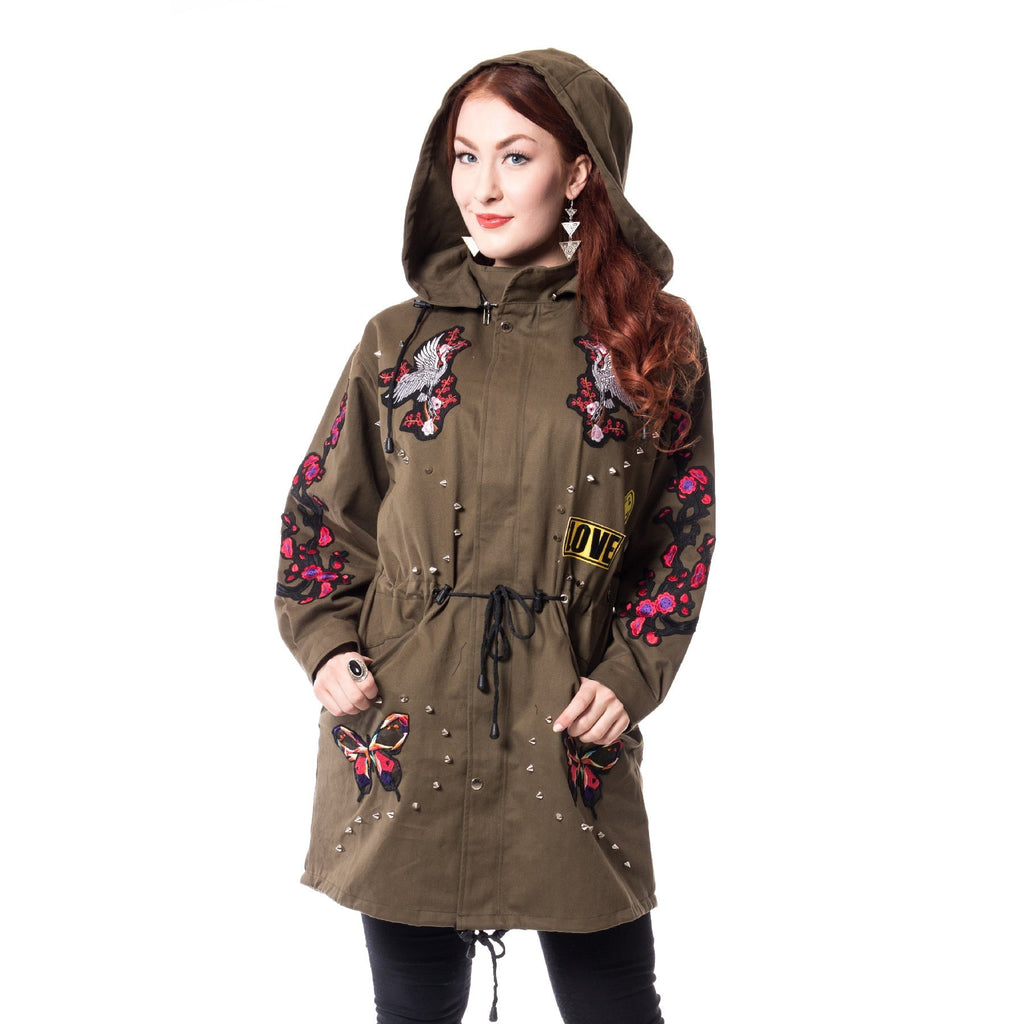 AMORER TOUR COAT - KHAKI