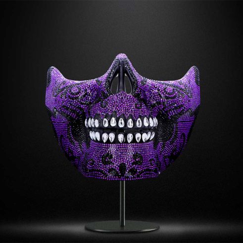 Jewelled Masquerade (Purple) 17.5cm