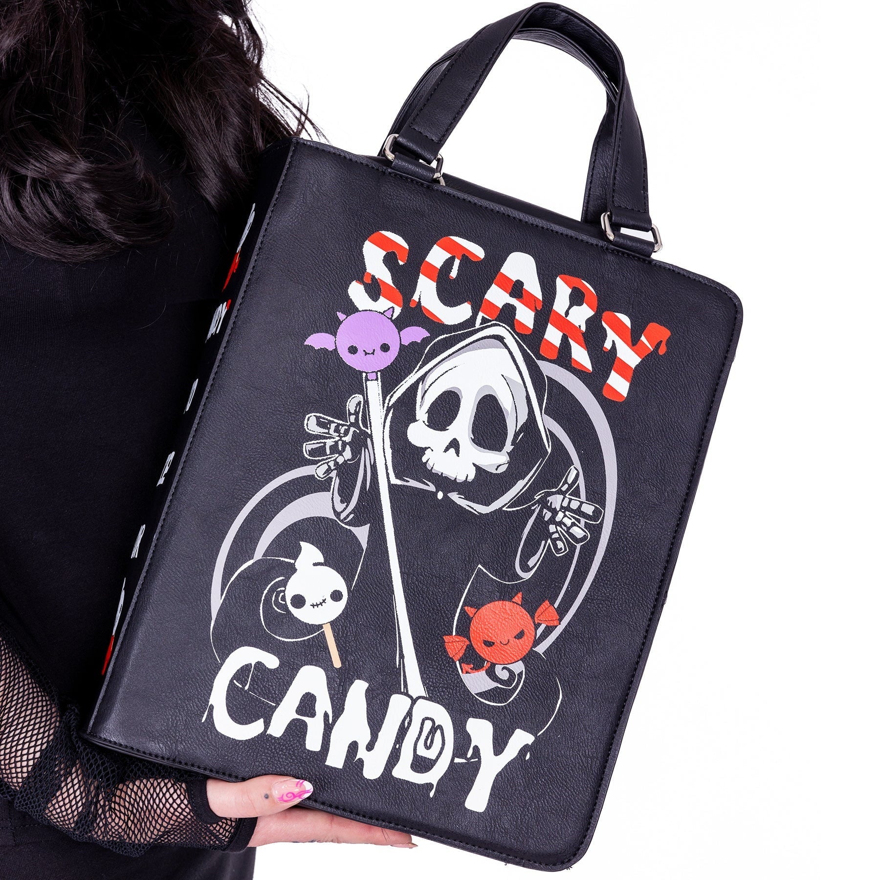 DEATH CANDY BAG - BLACK