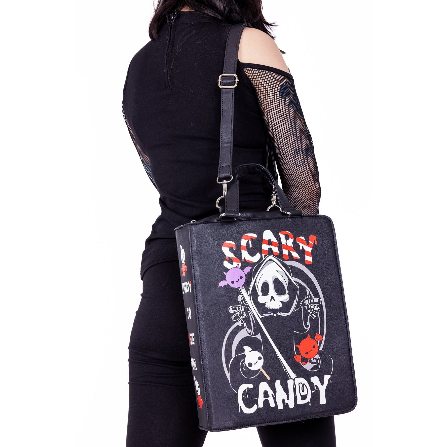 DEATH CANDY BAG - BLACK