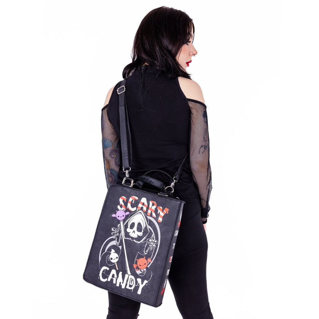 DEATH CANDY BAG - BLACK