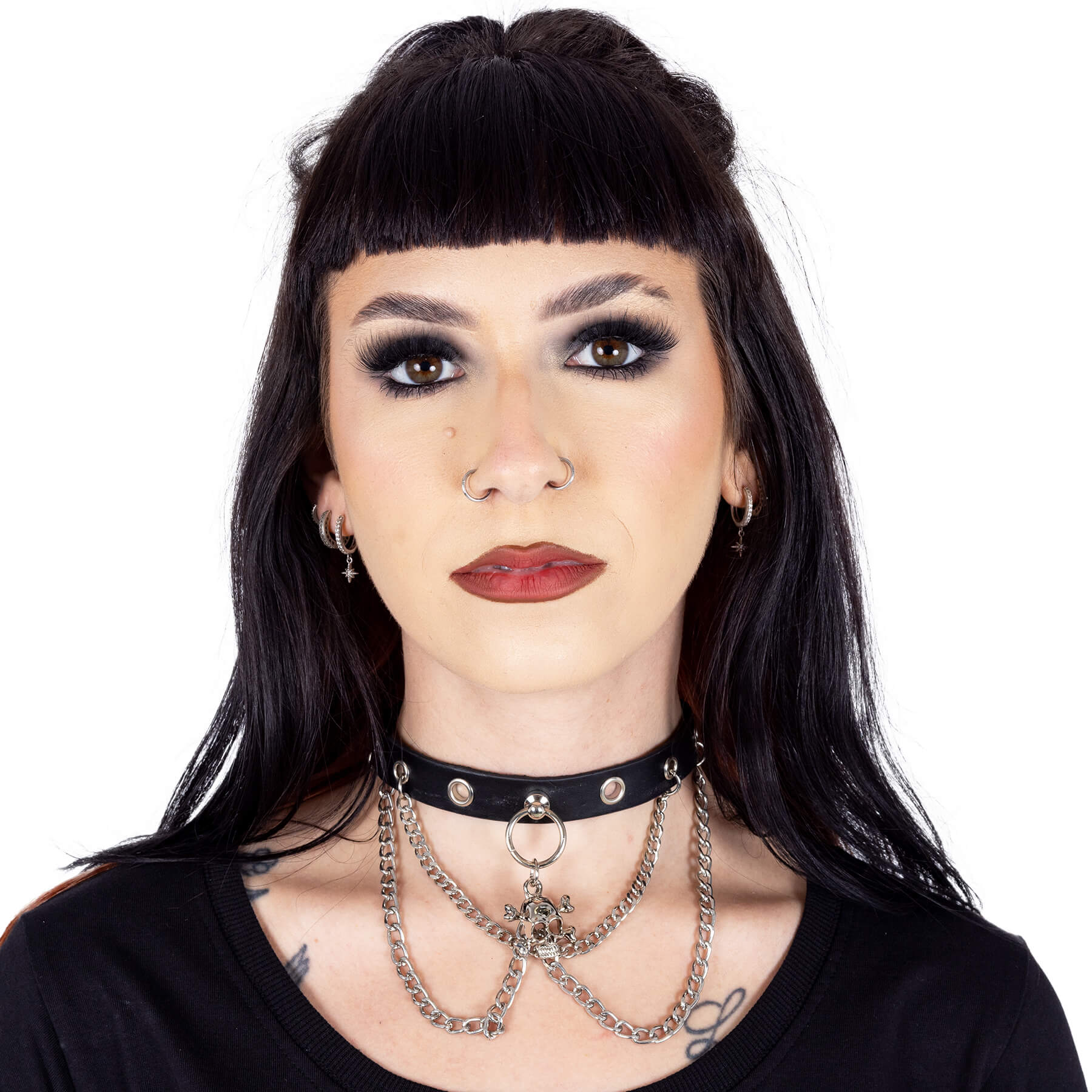 HAZEL CHOKER - BLACK