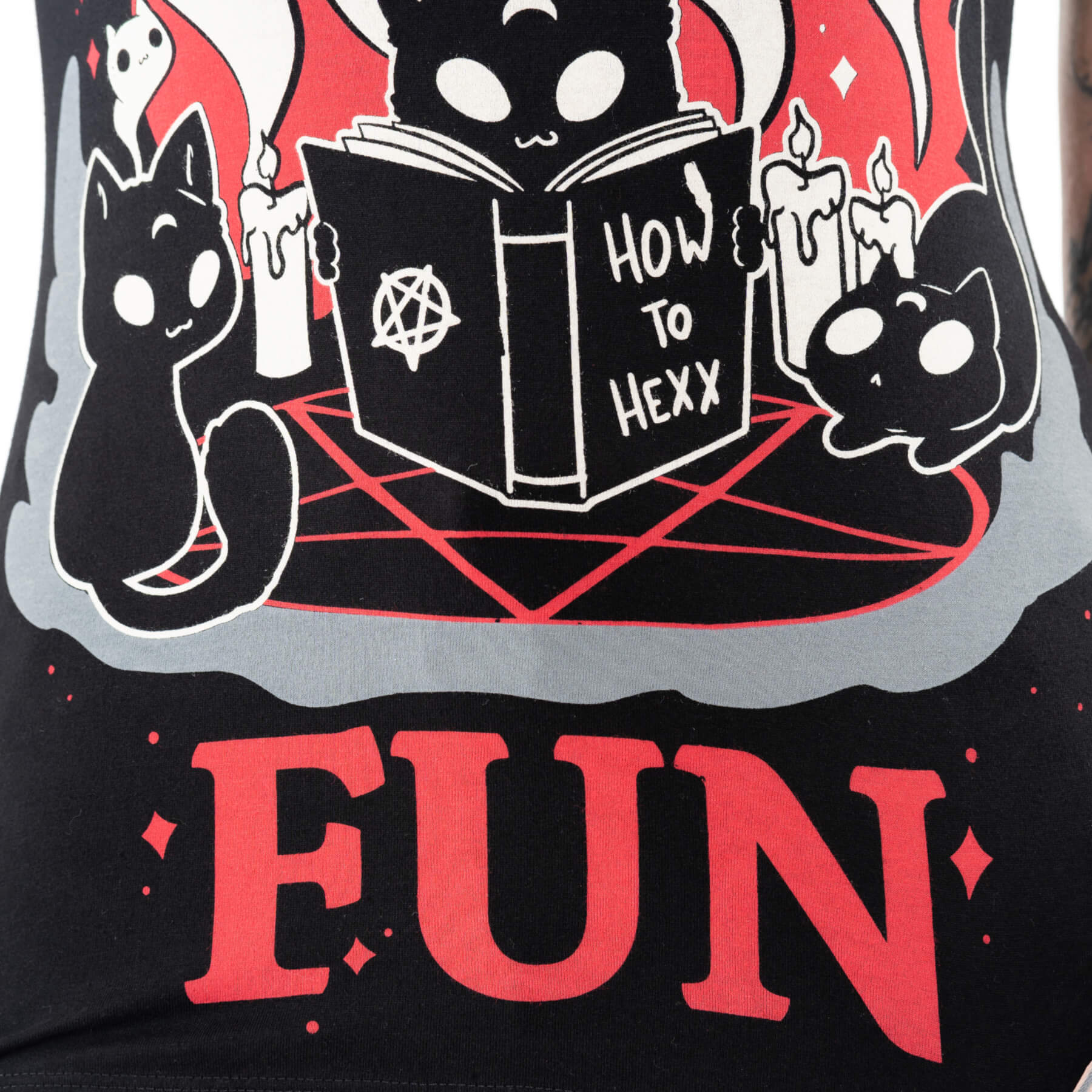 HEXXING IS FUN T SHIRT - BLACK