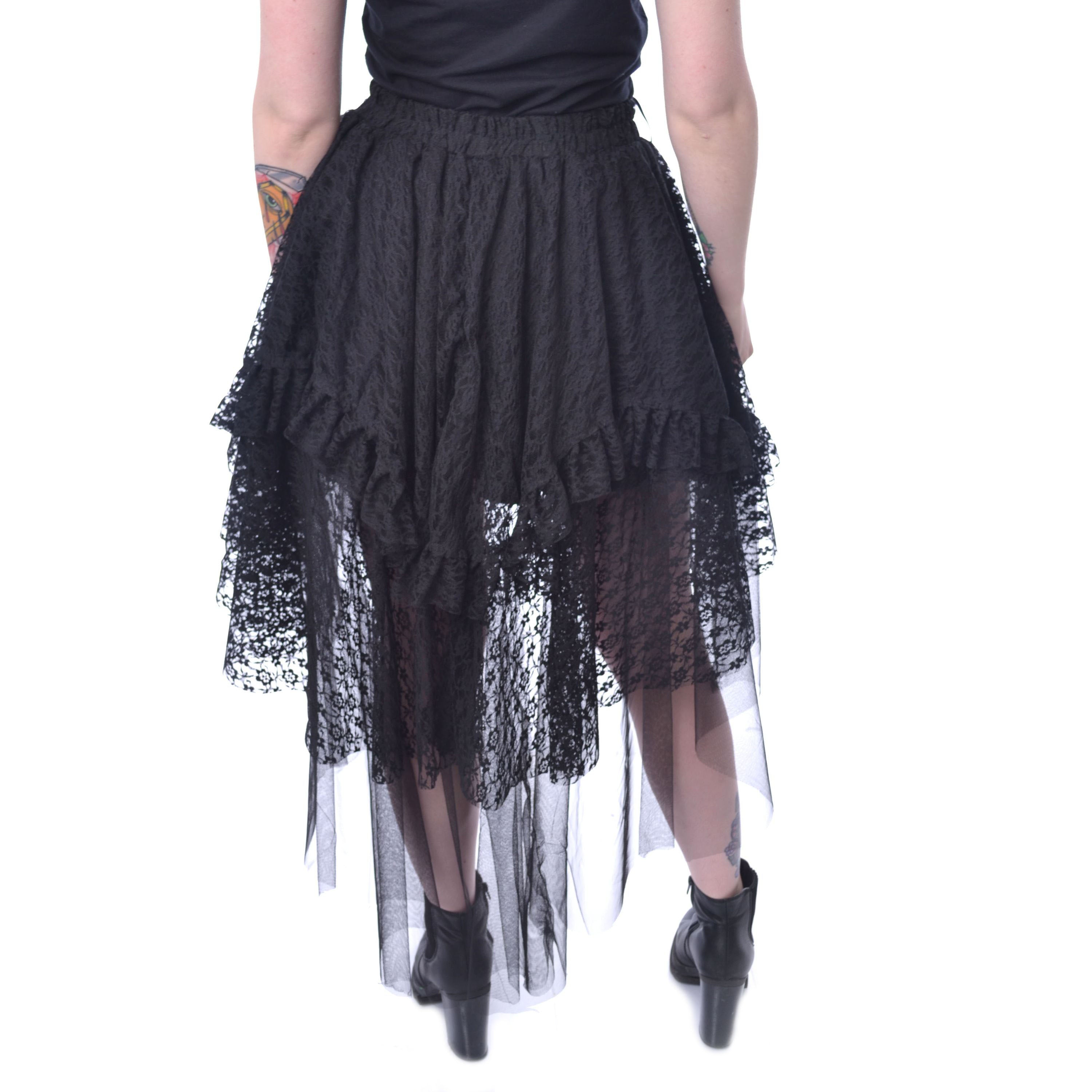 LAVINIA SKIRT - BLACK
