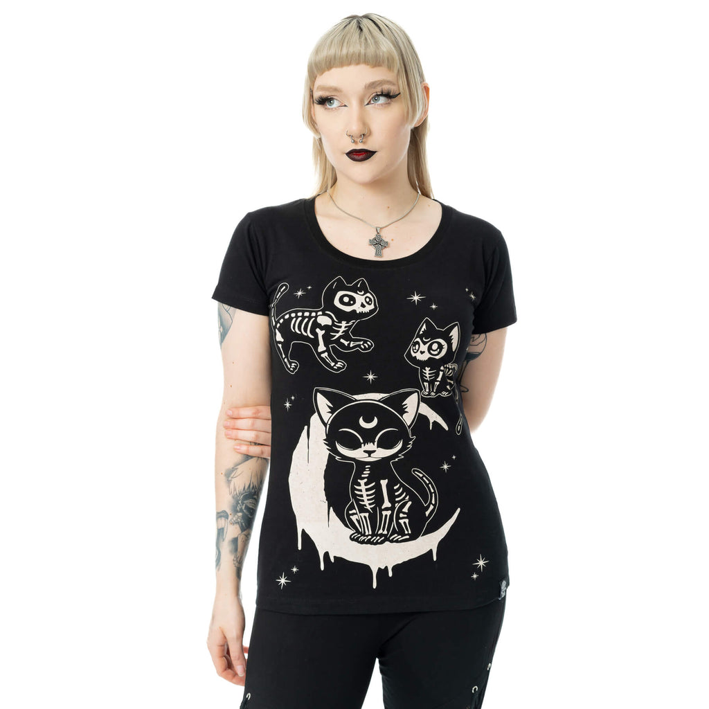MOONLIGHT T SHIRT - BLACK