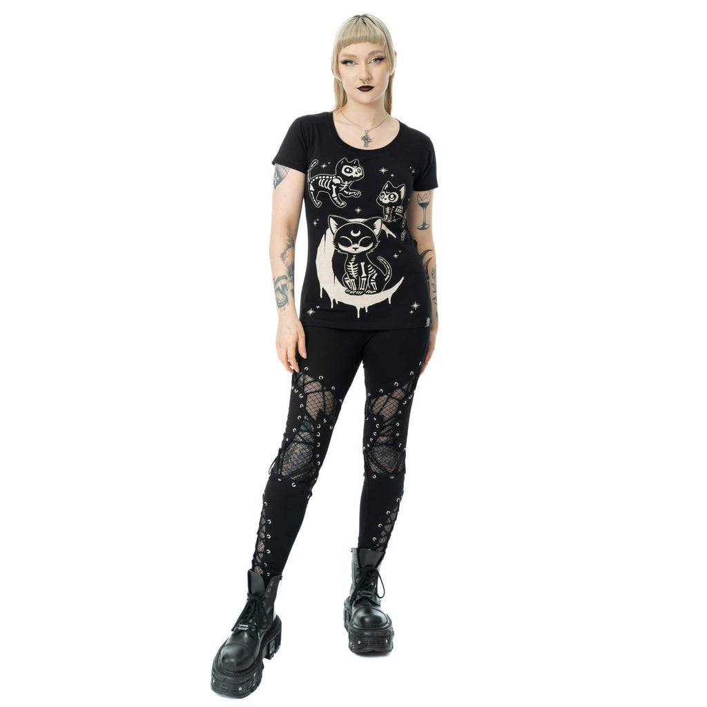 MOONLIGHT T SHIRT - BLACK