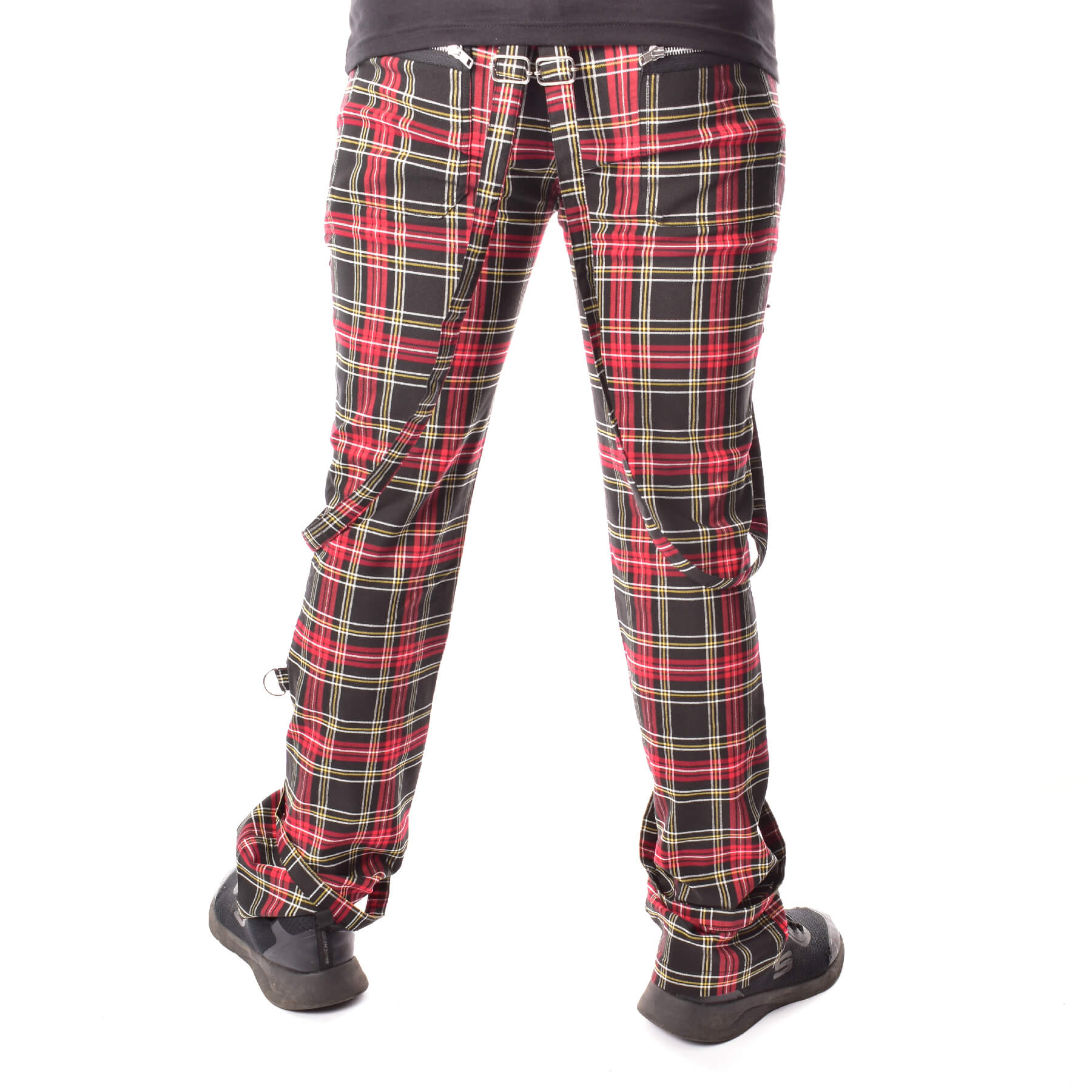 RAFFIEL PANTS - BLACK CHECK