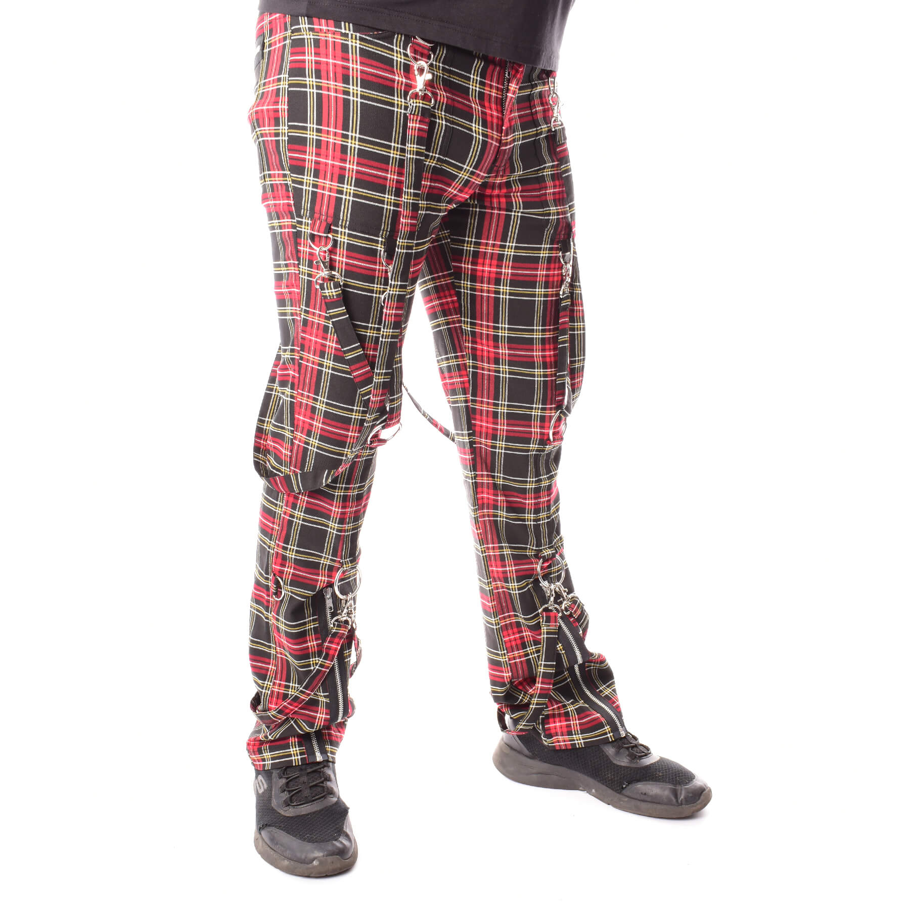 RAFFIEL PANTS - BLACK CHECK