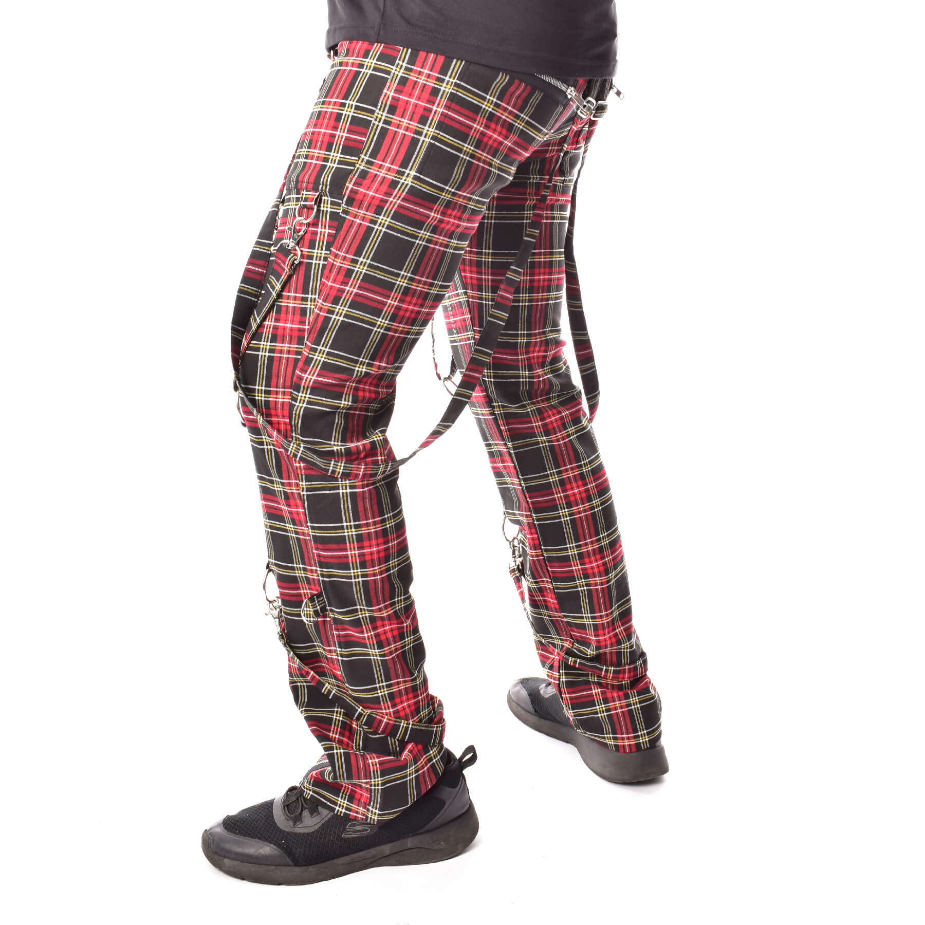 RAFFIEL PANTS - BLACK CHECK