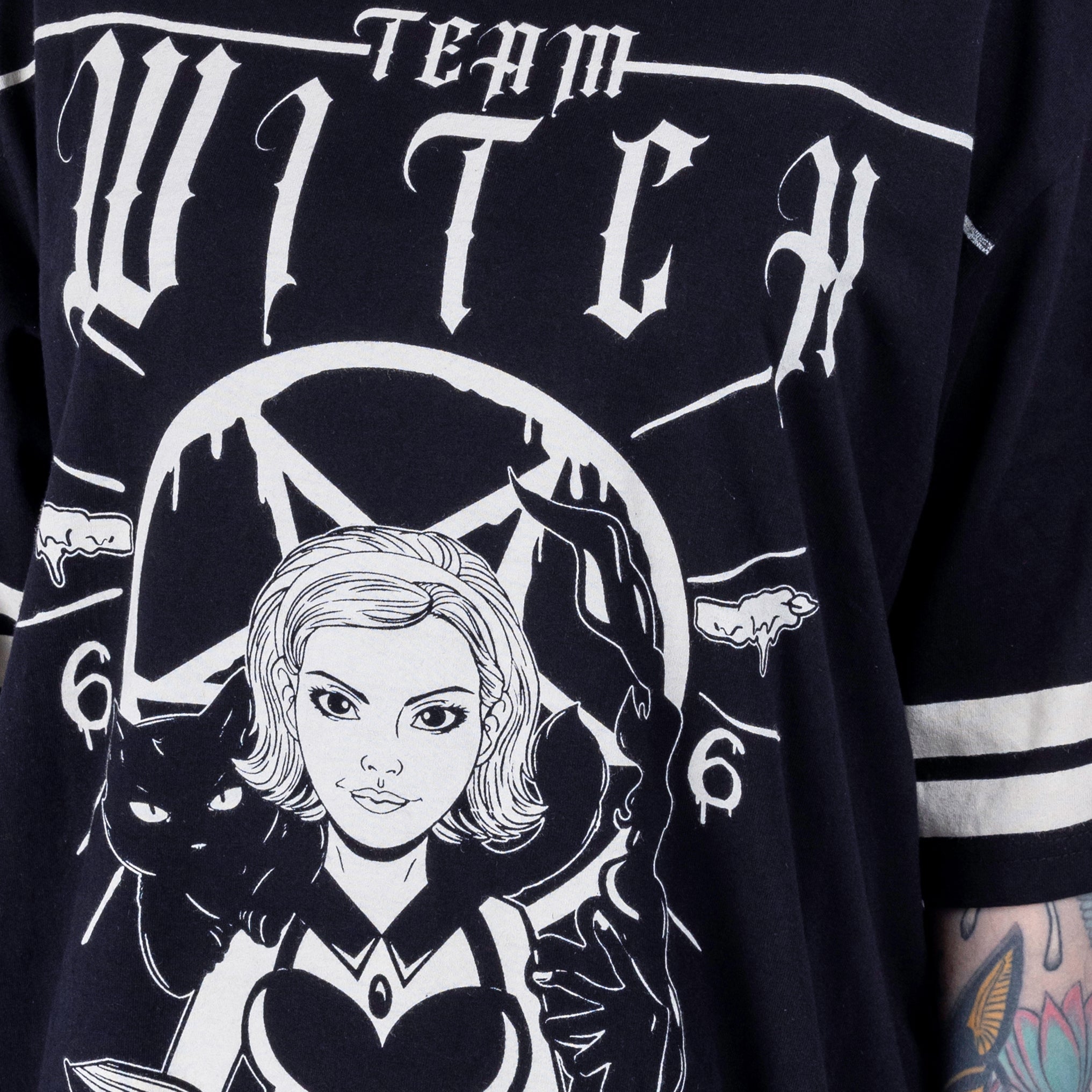 TEAM WITCH TOP - BLACK