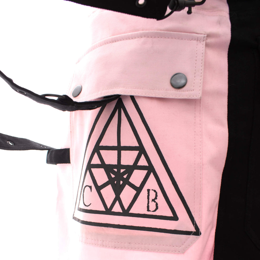 VEIL AND VOID SKIRT - BLACK/PINK